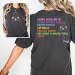 90 DTF Affirmation Shirt  Adult print