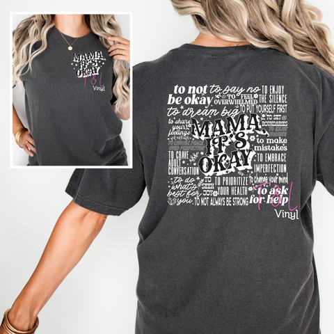 842 DTF Mama its ok - Print