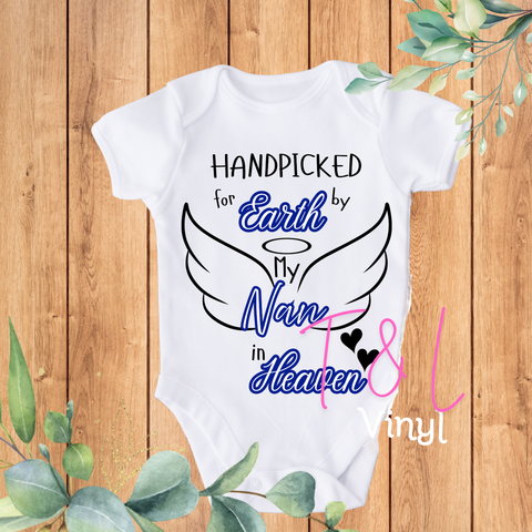 1005 - DTF Handpicked by Nan Blue Print