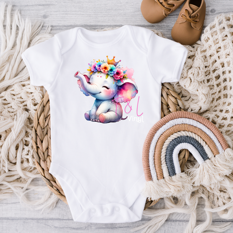 297 DTF Elephant Baby print