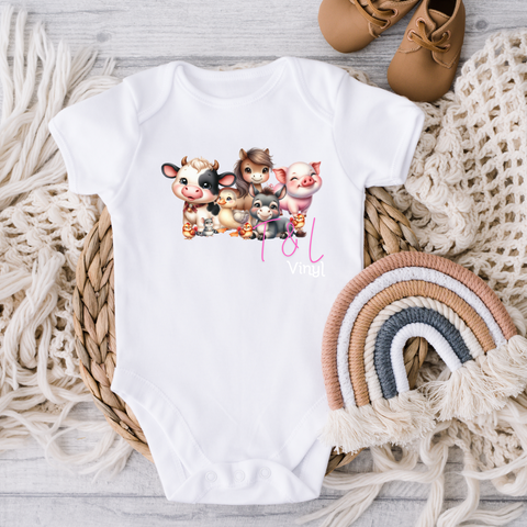 353 DTF Farm baby print