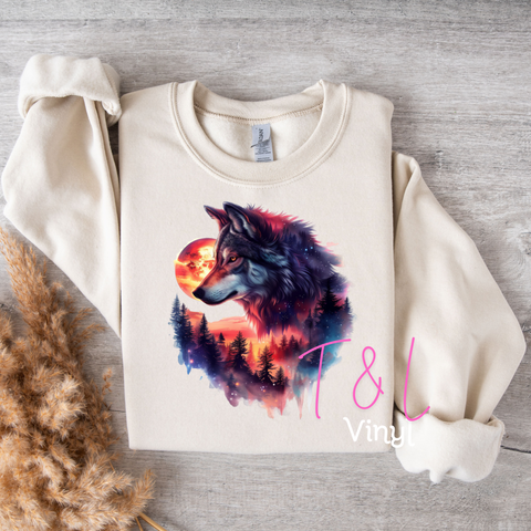 628 DTF Wolf 1 prints