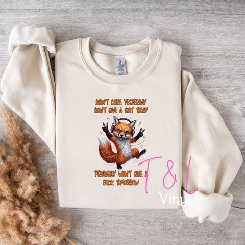 633 DTF Didnt care  prints