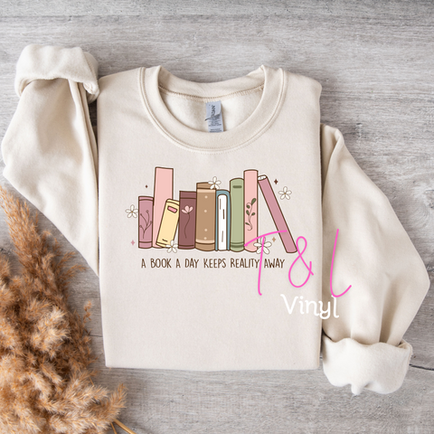 641 DTF A book a day  prints