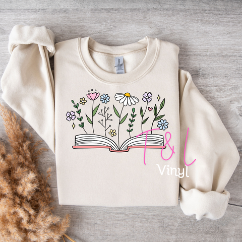 645 DTF Flower prints