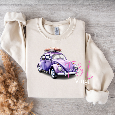 653 DTF Purple Beetle prints