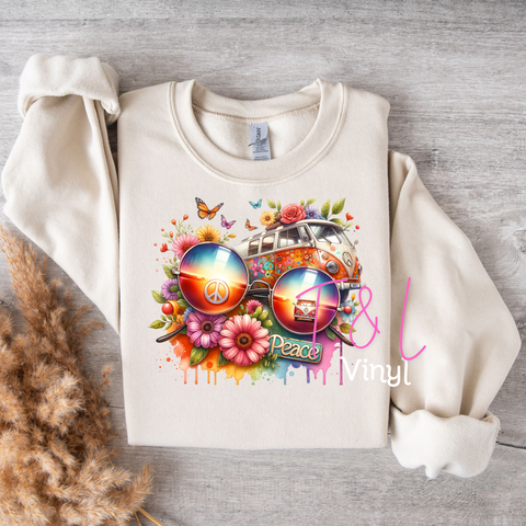 660 DTF Peace  prints