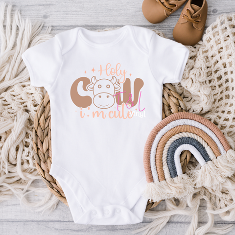 688 DTF Holy Cow Baby prints