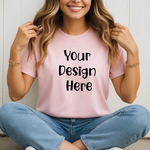 Pink Shirt Mockup - Digital download