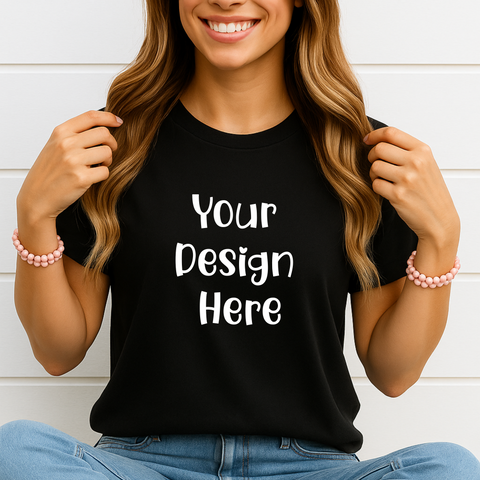 Black Shirt Mockup - Digital download