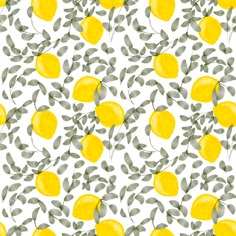 (132) Lemon pattern Print 30cm by 30cm