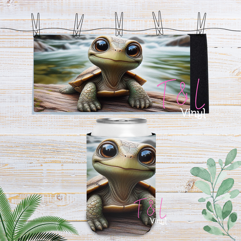 45 Turtle Velcro Stubby Cooler Sublimation