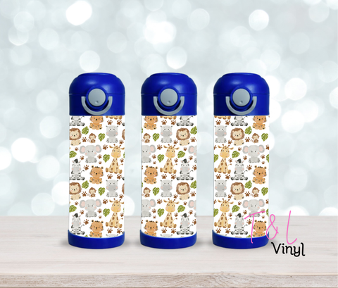 29 Jungle Animals 12oz Sublimation Tumbler Print
