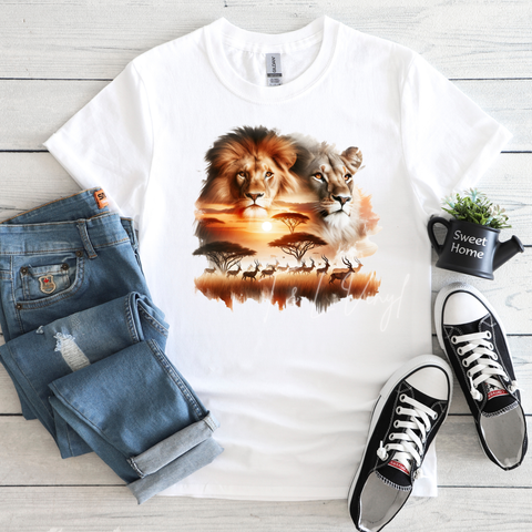 484 Lion Shirt Sublimation Print