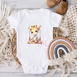 11 Swinging Giraffe 1 Baby DTF Print