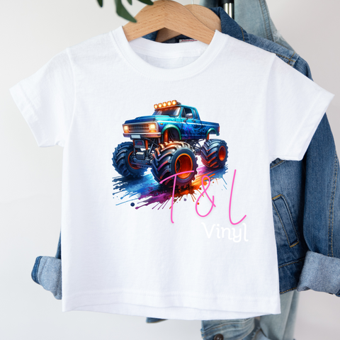 47 DTF Monster Truck Child Print