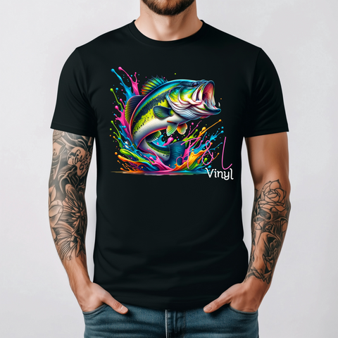 56 DTF Rainbow Fish Adult print