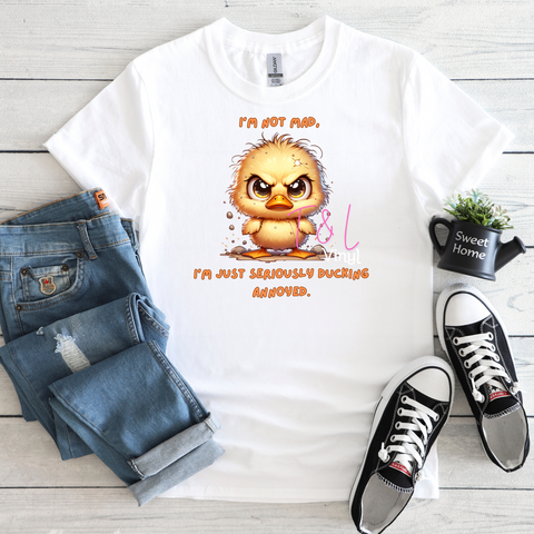 96 DTF Funny Duck Shirt  Adult print