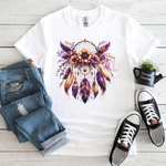 230 DTF Boho purple Dreamcatcher Adult print