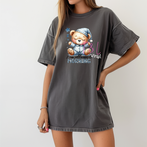 269 DTF I am allergic to Moring print