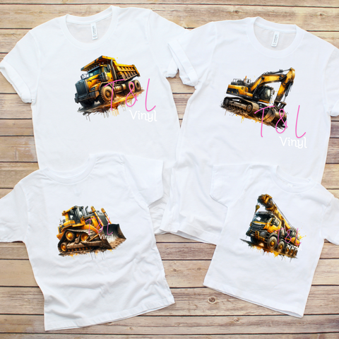 294 DTF Trucks Child print Bundle