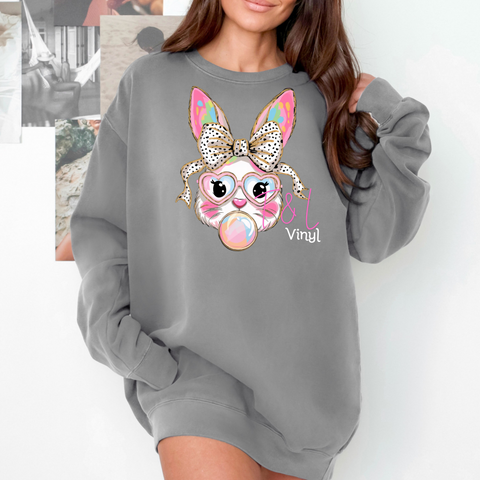 341 DTF Cute Bunny Adult print