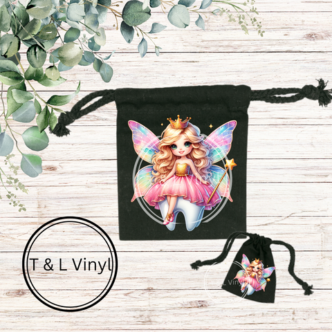 361 DTF Tooth Fairy Pink Dress 2 Print