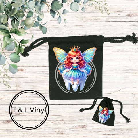 359 DTF Tooth Fairy Blue Dress 1 Print