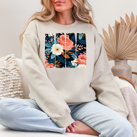 375 DTF Dark Floral Adult Print