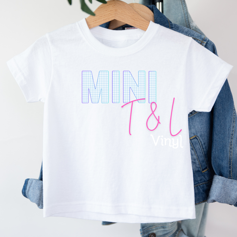 383 DTF Mini Blue Child Print