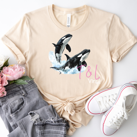 389 DTF Killer Whale Adult Print