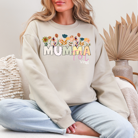 417 DTF Floral Mumma Adult Print