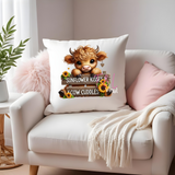 485 DTF Sunflower kisses Pillow or shirt print