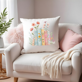 484 DTF Boho Books Pillow or shirt print