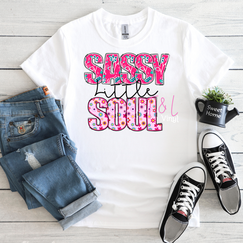 574 DTF Sassy little soul print
