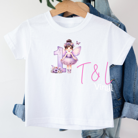 636 DTF  Purple 1st Fairy  prints