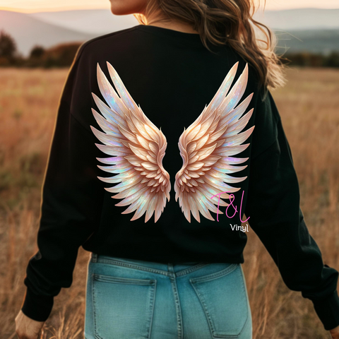 685 DTF Gold Wings prints