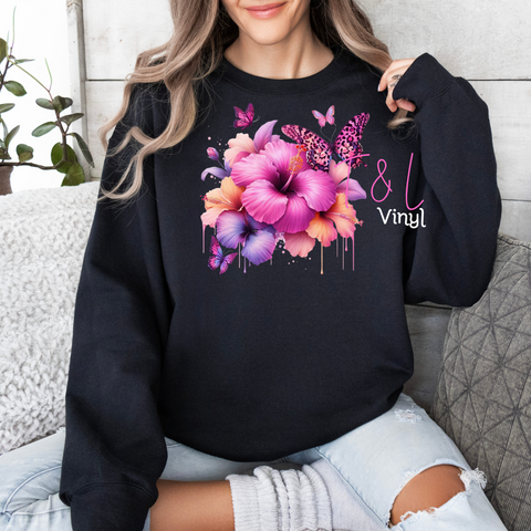 696 DTF Pastel Floral  prints