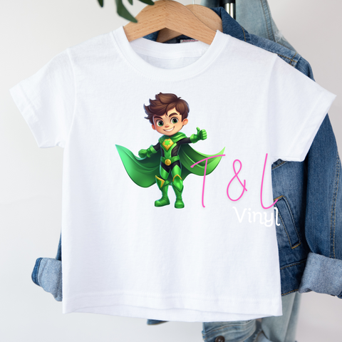 718 DTF Super Hero 2 Child prints