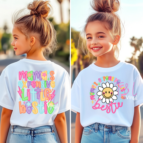 747 DTF Mama is my bestie Print