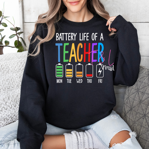 747 DTF Teacher Life Print