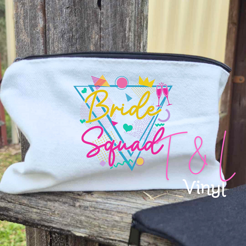 875 DTF Bride Squad- Cotton bag Print
