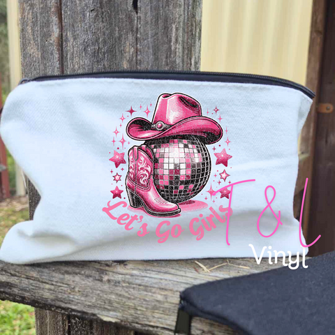 874 DTF Lets go girls - Cotton bag Print
