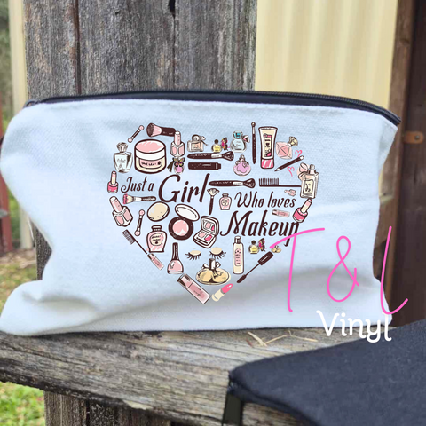 881 DTF Make up girl - Cotton bag Print