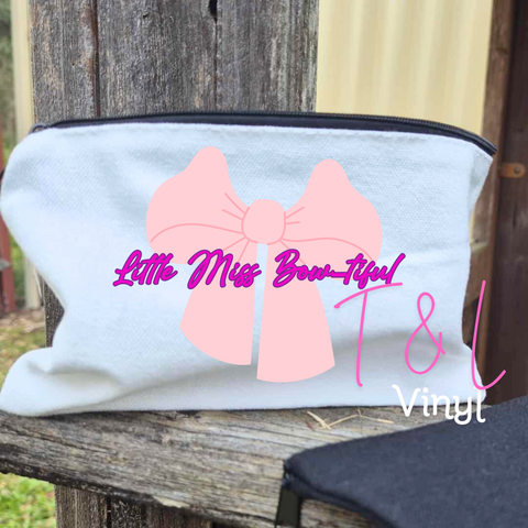882 DTF  Little Miss - Cotton bag Print