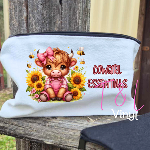 887 DTF Cowgirl Essentials   - Cotton bag Print