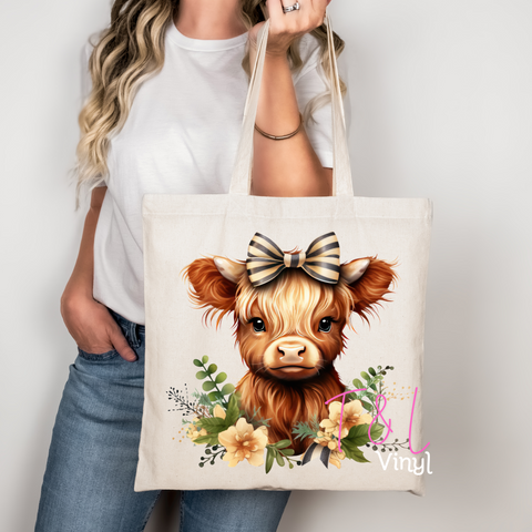 932 Highland Cow - Tote Bag/Shirt