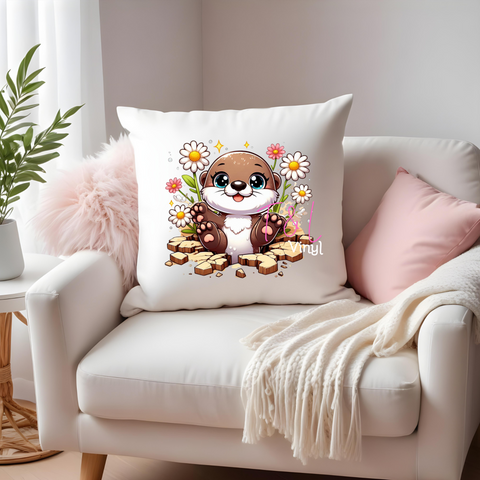 952 DTF Garden Otter Shirt, bag or pillow print