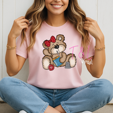 959 Sewing bear print