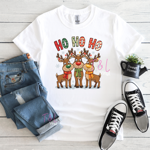 988 DTF Christmas Reindeer  print